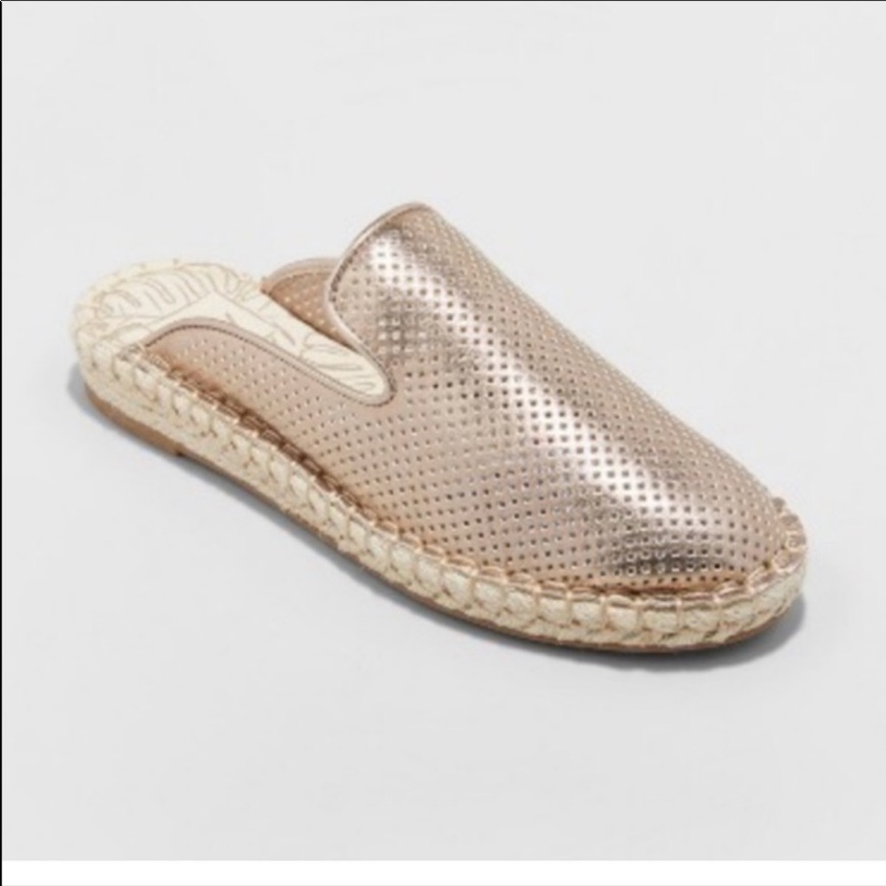 DV boho Gold Slides - Shoes Revolve